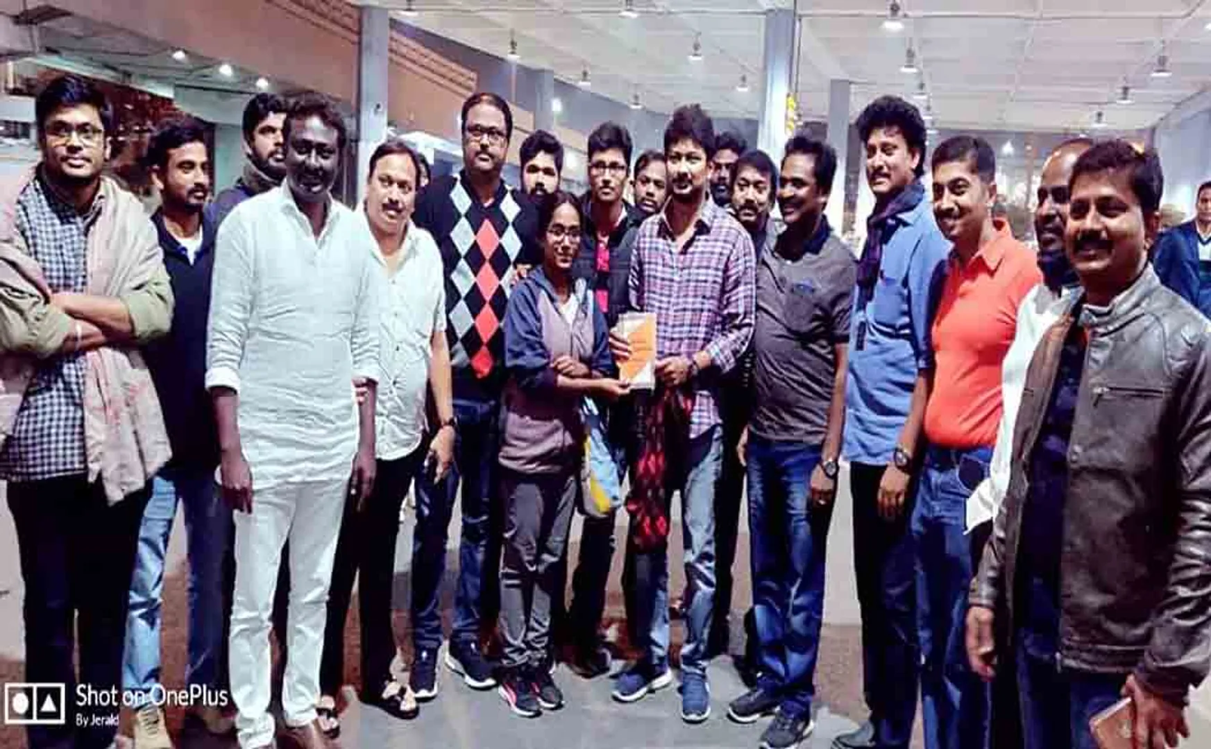 DMK Youth Wing Secretary udhayanidhi stalin meet delhi jnu students 